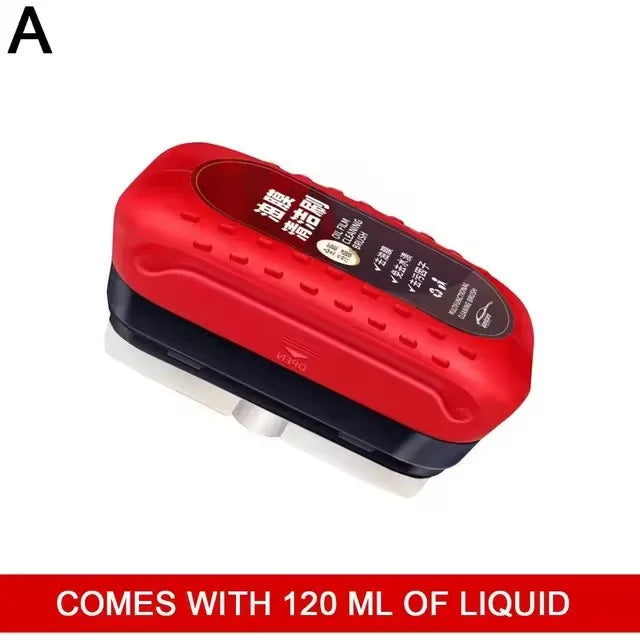 Car Glass Oil Film Remover Automotive Glass Sponge Cleaning Brush Front Inner Windshield Glass Oil Film Cleaner For Car Cleaning