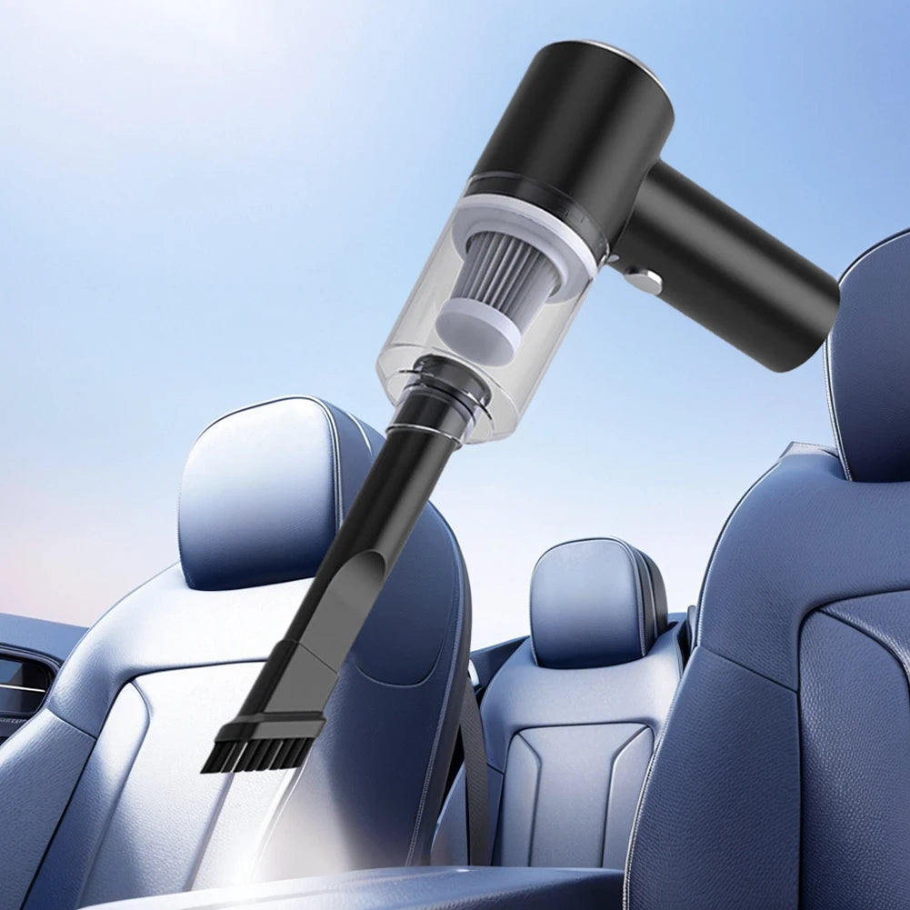 6000PA Mini Car Vacuum Cleaner Cordless Powerful Wireless Car Cleaner HandHeld Portable Vacuum Cleaner Cleaning Machine 120W
